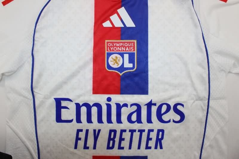 AAA(Thailand) Lyon 25/26 Home Soccer Jersey (Player)