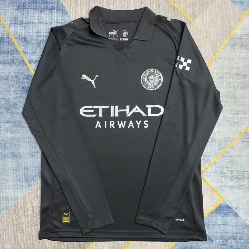 AAA(Thailand) Manchester City 25/26 Away Long Sleeve Soccer Jersey