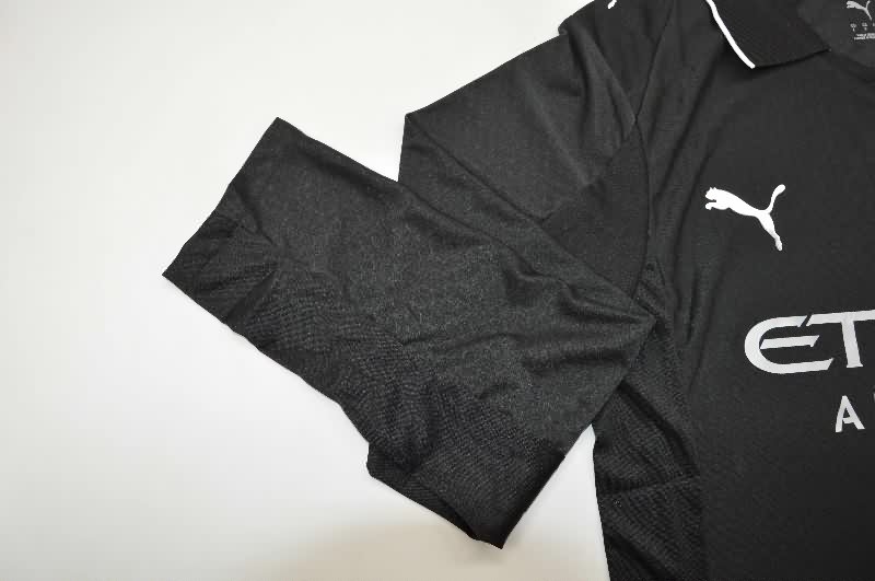 AAA(Thailand) Manchester City 25/26 Away Long Sleeve Soccer Jersey (Player)