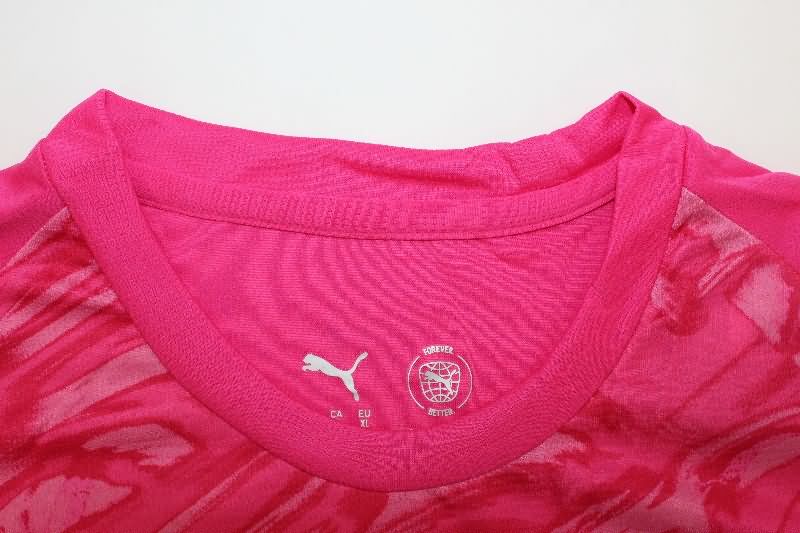 AAA(Thailand) Manchester City 25/26 Goalkeeper Pink Soccer Jersey