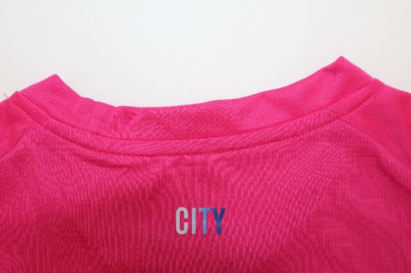 AAA(Thailand) Manchester City 25/26 Goalkeeper Pink Soccer Jersey