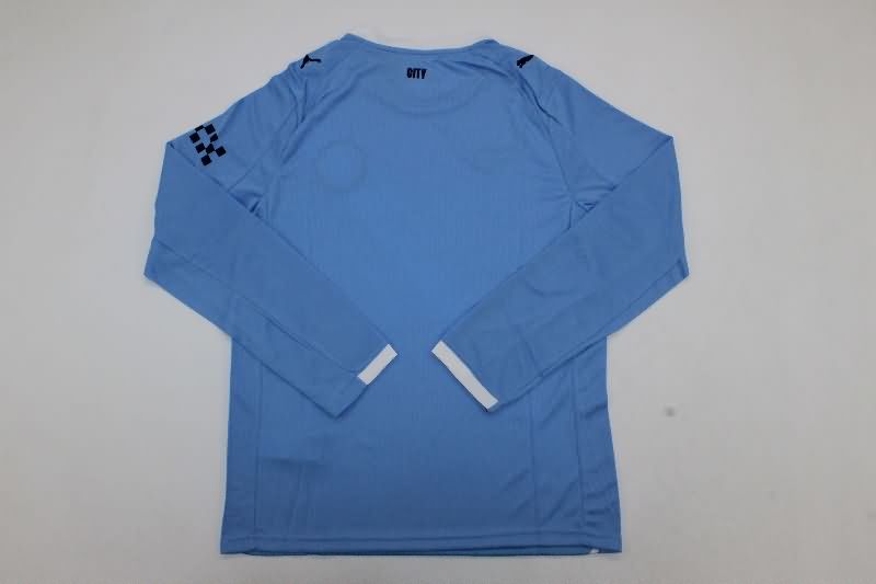 AAA(Thailand) Manchester City 25/26 Home Long Sleeve Soccer Jersey