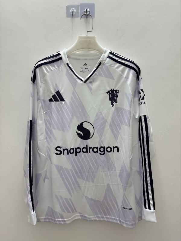 AAA(Thailand) Manchester United 25/26 Away Long Sleeve Soccer Jersey