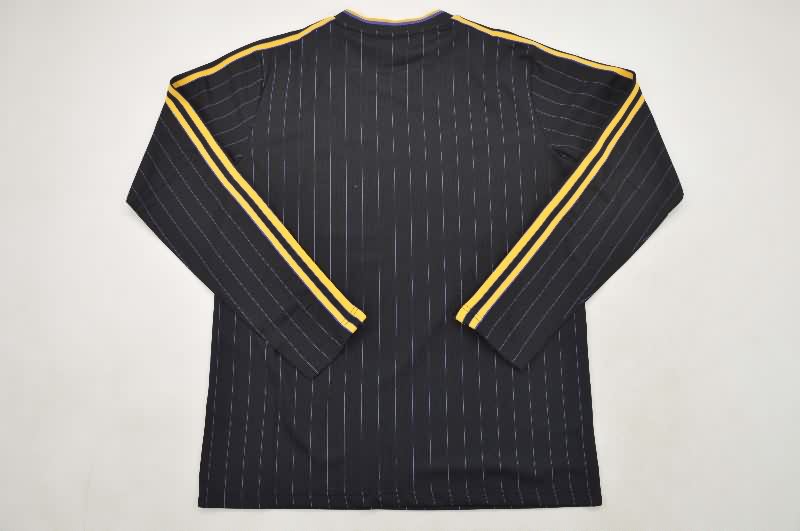 AAA(Thailand) Manchester United 25/26 Black Long Sleeve Soccer Jersey