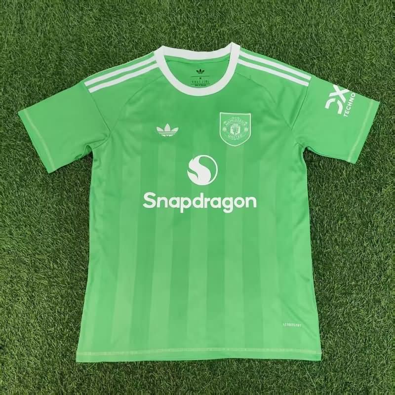 AAA(Thailand) Manchester United 25/26 Goalkeeper Green Soccer Jersey Leaked