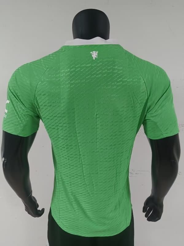AAA(Thailand) Manchester United 25/26 Goalkeeper Green Soccer Jersey(Player)