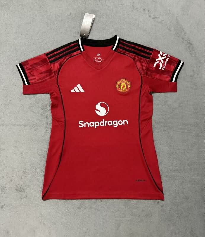 AAA(Thailand) Manchester United 25/26 Home Women Soccer Jersey Leaked