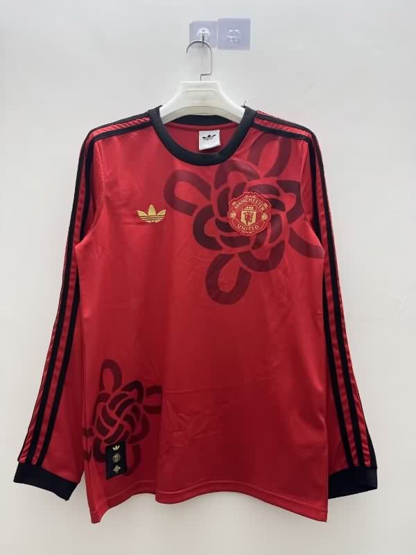AAA(Thailand) Manchester United 25/26 Special Long Sleeve Soccer Jersey 02