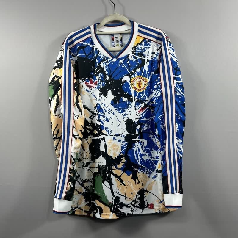 AAA(Thailand) Manchester United 25/26 Special Long Sleeve Soccer Jersey 03