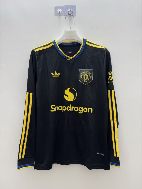 AAA(Thailand) Manchester United 25/26 Third Long Sleeve Soccer Jersey