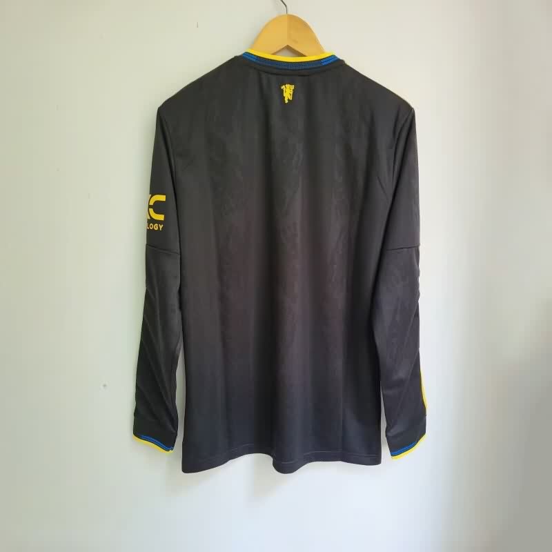 AAA(Thailand) Manchester United 25/26 Third Long Sleeve Soccer Jersey (Player)