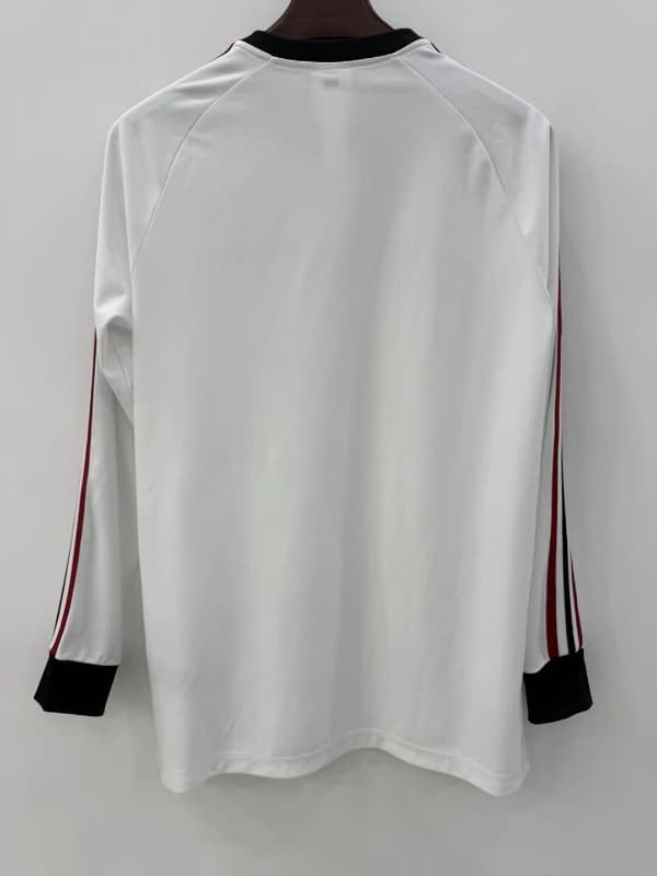 AAA(Thailand) Manchester United 25/26 White Long Sleeve Soccer Jersey