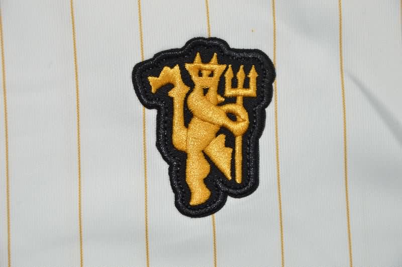 AAA(Thailand) Manchester United 25/26 White Soccer Jersey(Player)