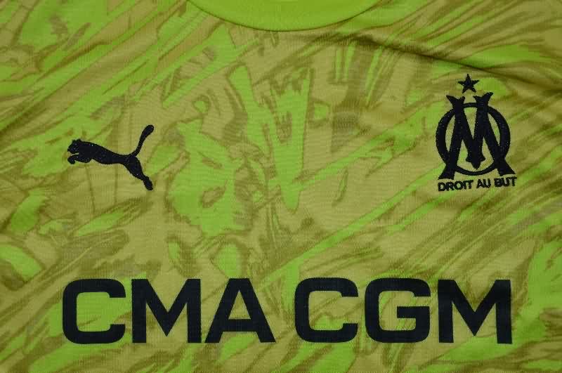 AAA(Thailand) Marseilles 25/26 Goalkeeper Green Soccer Jersey