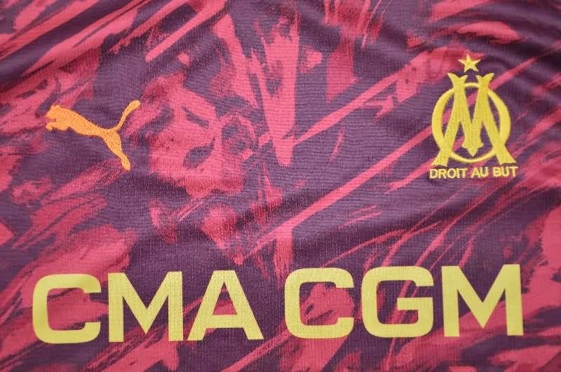 AAA(Thailand) Marseilles 25/26 Goalkeeper Red Soccer Jersey