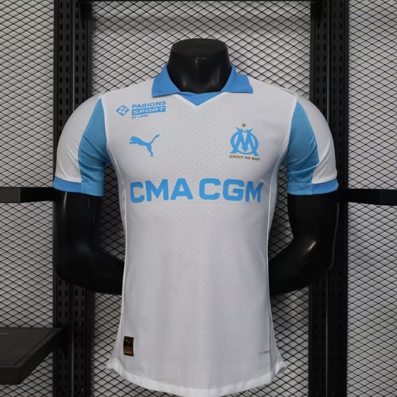 AAA(Thailand) Marseilles 25/26 Home Soccer Jersey (Player)