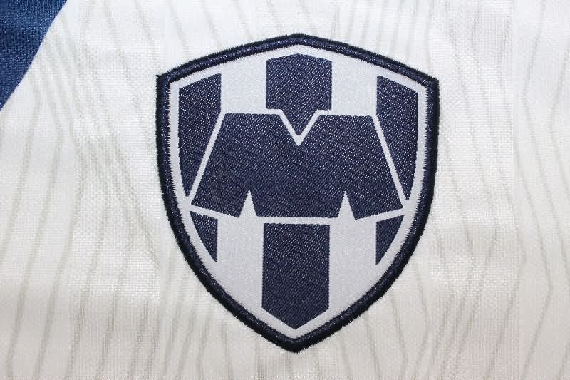 AAA(Thailand) Monterrey 25/26 Dark Blue White Soccer Jersey
