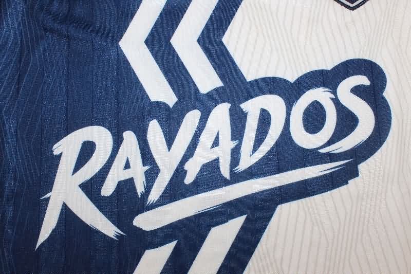 AAA(Thailand) Monterrey 25/26 Dark Blue White Soccer Jersey