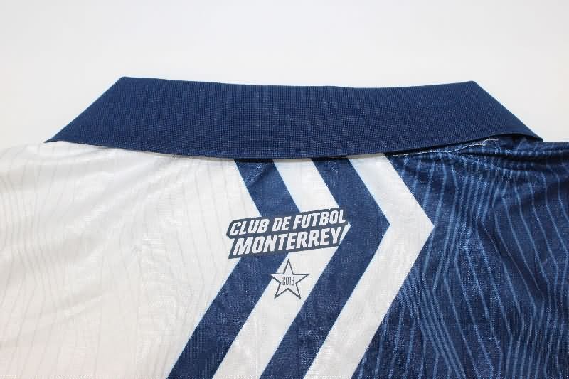 AAA(Thailand) Monterrey 25/26 Dark Blue White Soccer Jersey