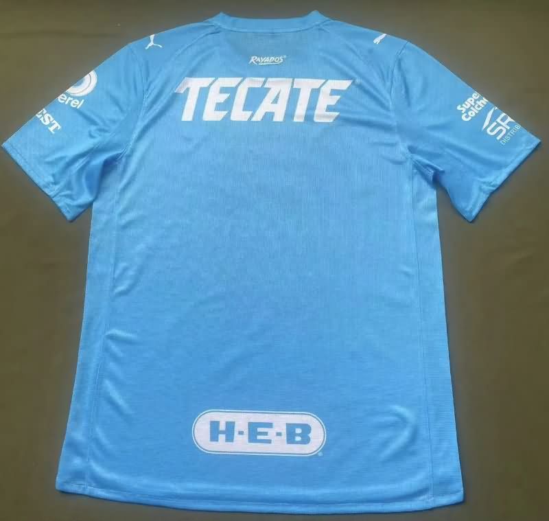 AAA(Thailand) Monterrey 25/26 Goalkeeper Blue Soccer Jersey (Player)