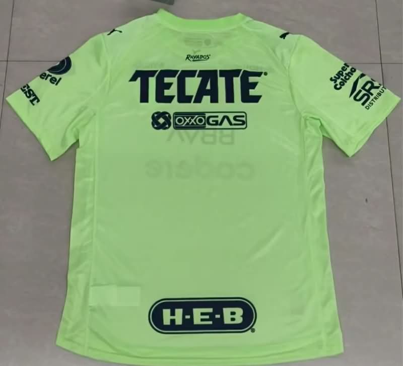 AAA(Thailand) Monterrey 25/26 Goalkeeper Green Soccer Jersey (Player)
