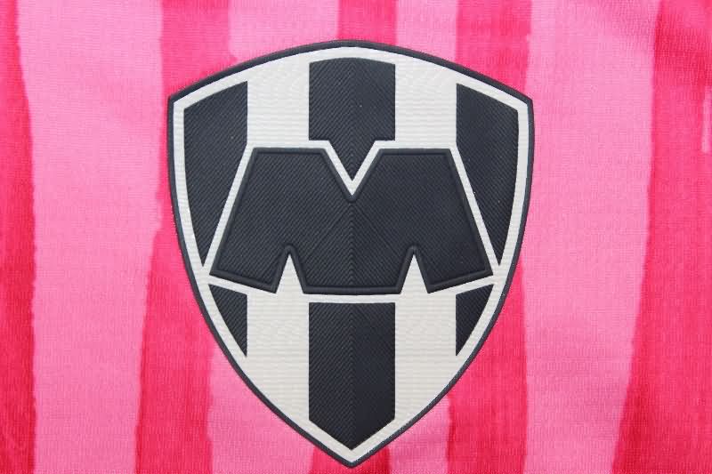 AAA(Thailand) Monterrey 25/26 Goalkeeper Pink Soccer Jersey