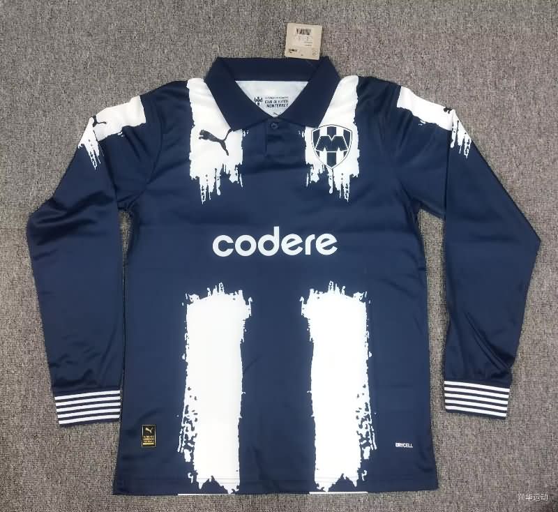 AAA(Thailand) Monterrey 25/26 Home Long Sleeve Soccer Jersey