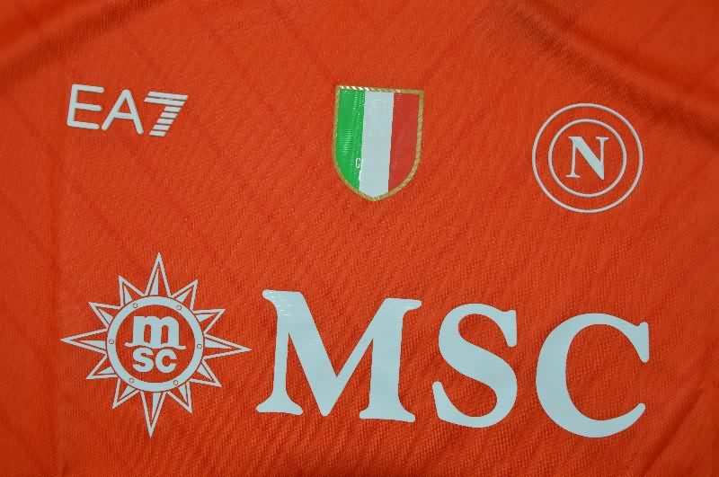 AAA(Thailand) Napoli 25/26 Goalkeeper Red Soccer Jersey