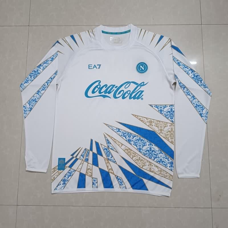 AAA(Thailand) Napoli 25/26 Training Long Sleeve Soccer Jersey