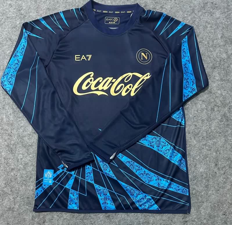 AAA(Thailand) Napoli 25/26 Training Long Sleeve Soccer Jersey 02 AAA(Thailand) Napoli 25/26 Training Long Sleeve Soccer Jersey 02