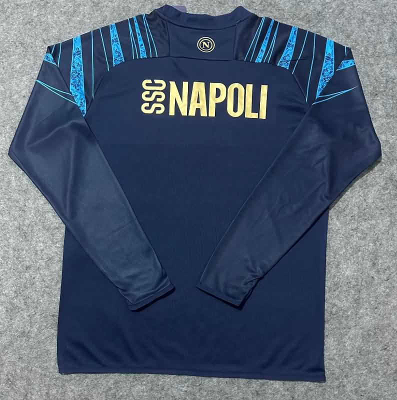 AAA(Thailand) Napoli 25/26 Training Long Sleeve Soccer Jersey 02