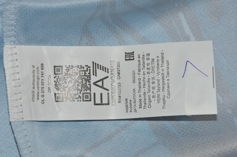 AAA(Thailand) Napoli 25/26 Training Vest Soccer Jersey