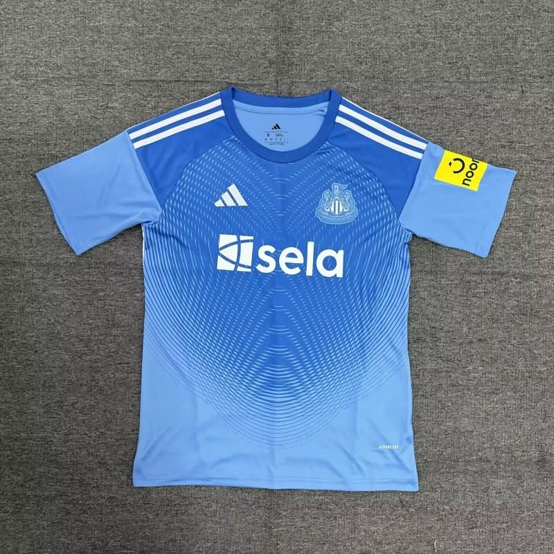 AAA(Thailand) Newcastle United 25/26 Goalkeeper Blue Soccer Jersey