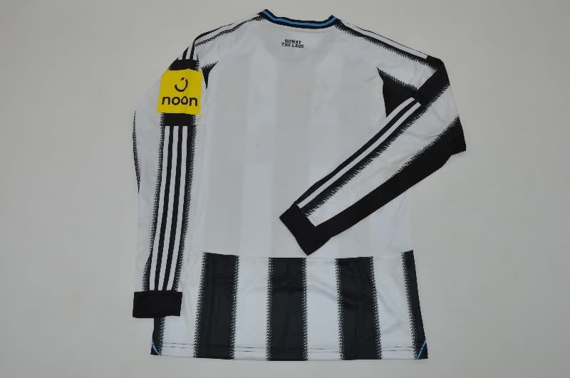 AAA(Thailand) Newcastle United 25/26 Home Long Sleeve Soccer Jersey