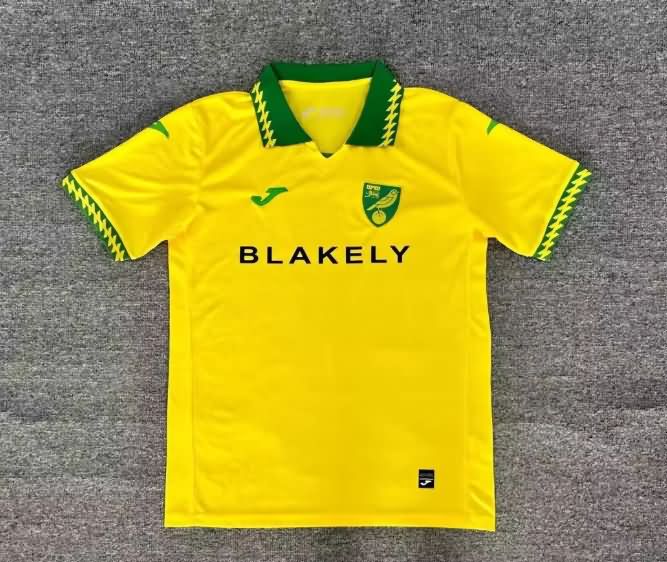 AAA(Thailand) Norwich 25/26 Home Soccer Jersey