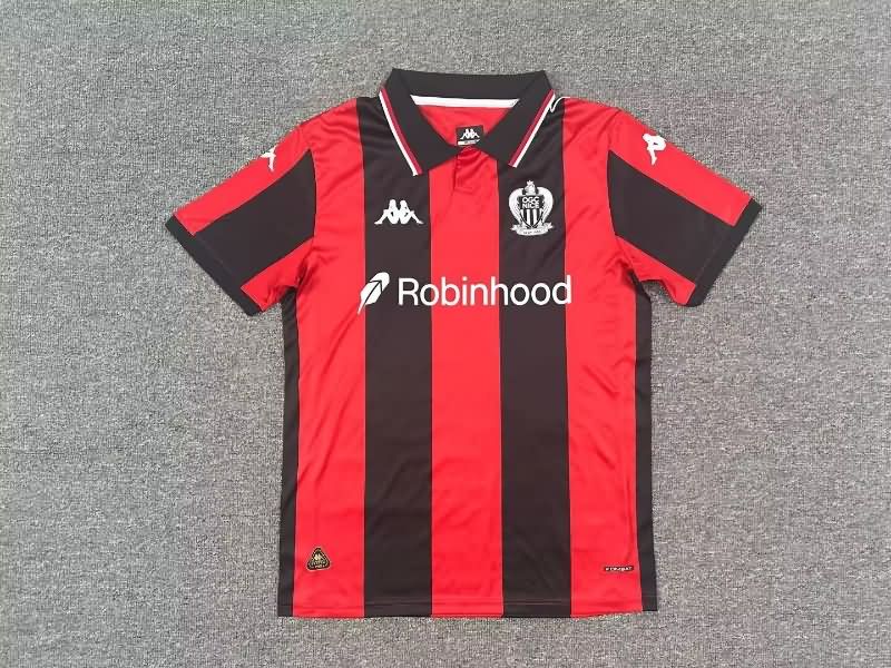 AAA(Thailand) OGC Nice 25/26 Home Soccer Jersey