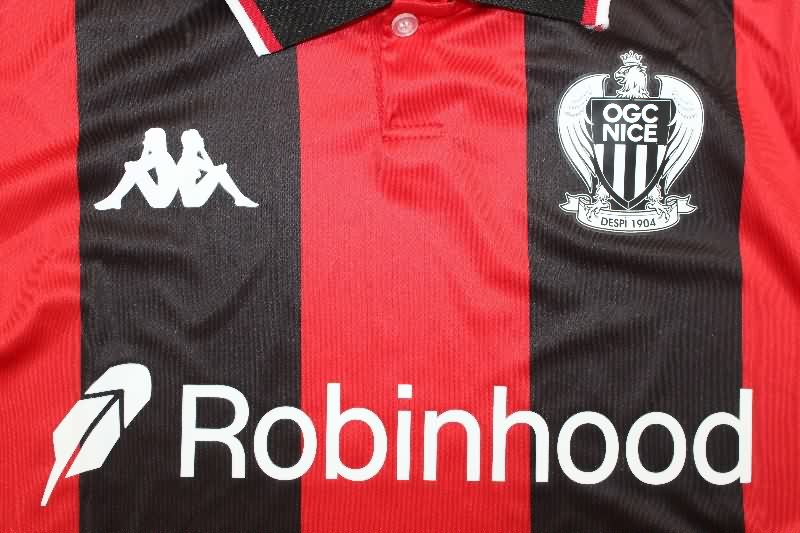 AAA(Thailand) OGC Nice 25/26 Home Soccer Jersey