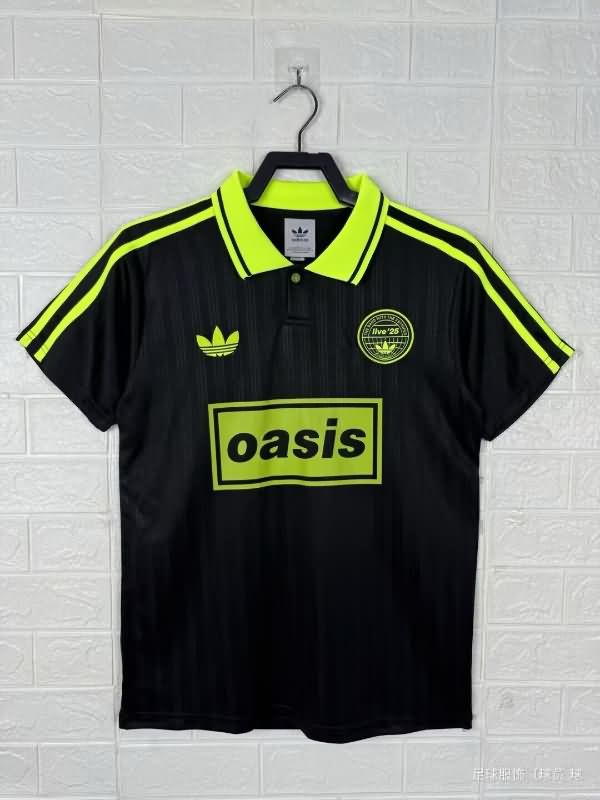 AAA(Thailand) Oasis 2025 Black Soccer Jersey 02