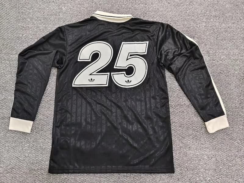 AAA(Thailand) Oasis 2025 Black Long Sleeve Soccer Jersey