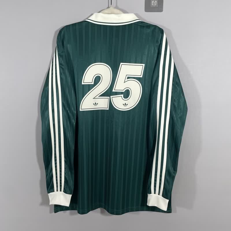 AAA(Thailand) Oasis 2025 Green Long Sleeve Soccer Jersey