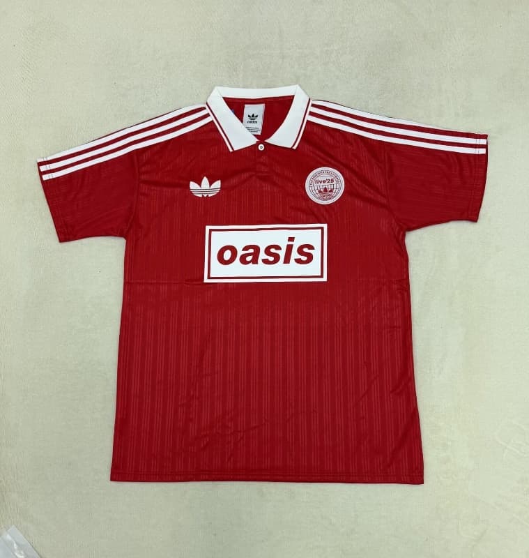 AAA(Thailand) Oasis 2025 Red Soccer Jersey 03