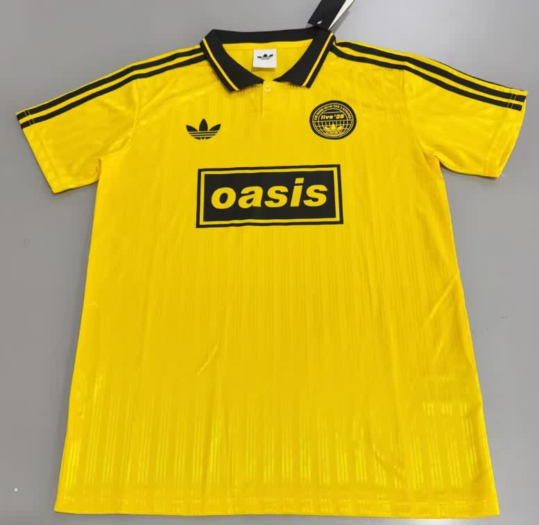 AAA(Thailand) Oasis 2025 Yellow Soccer Jersey AAA(Thailand) Oasis 2025 Yellow Soccer Jersey