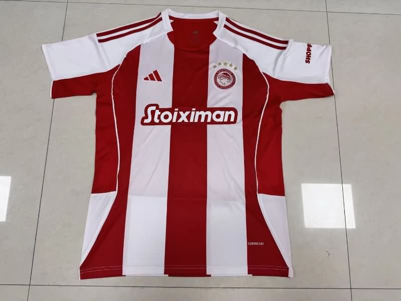 AAA(Thailand) Olympiacos 25/26 Home Soccer Jersey
