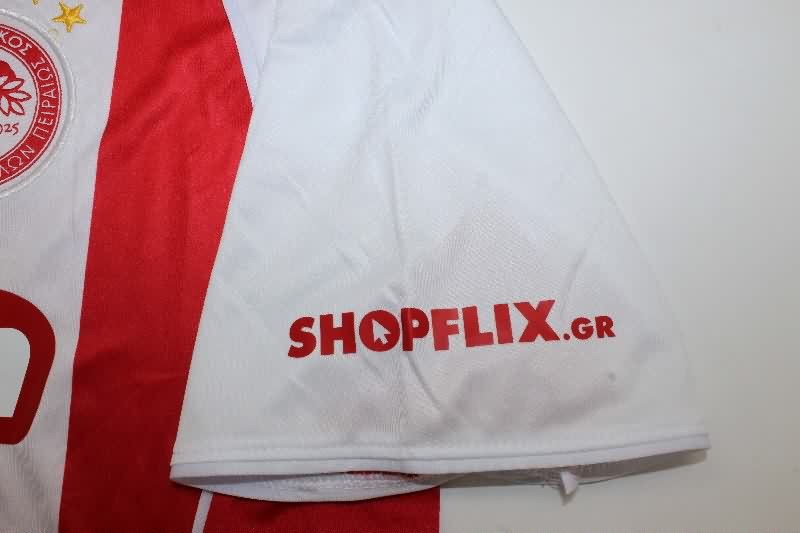 AAA(Thailand) Olympiacos 25/26 Home Soccer Jersey