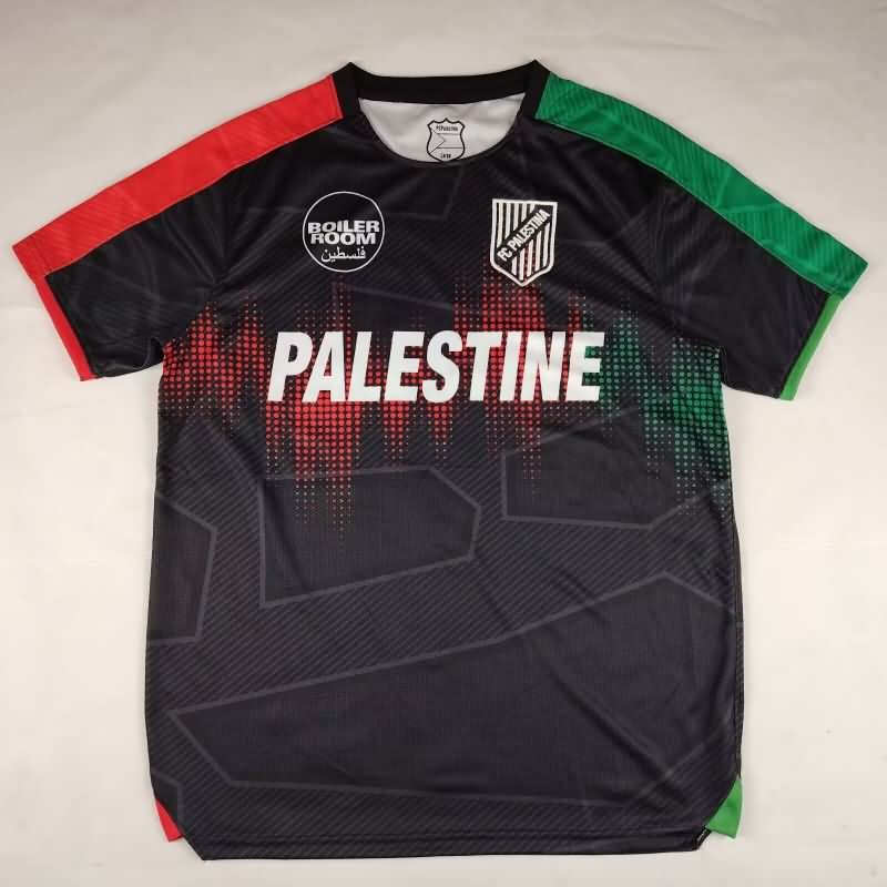 AAA(Thailand) Palestino 2025 Black Soccer Jersey