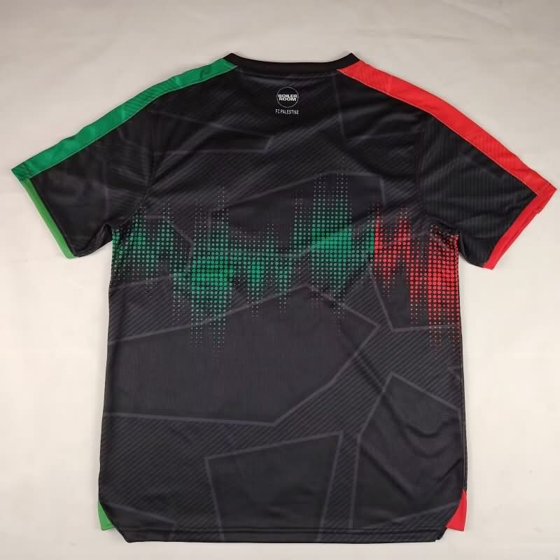 AAA(Thailand) Palestino 2025 Black Soccer Jersey