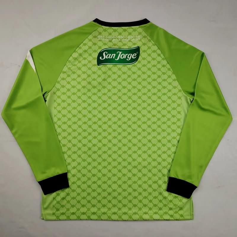 AAA(Thailand) Palestino 2025 Goalkeeper Green Long Sleeve Soccer Jersey
