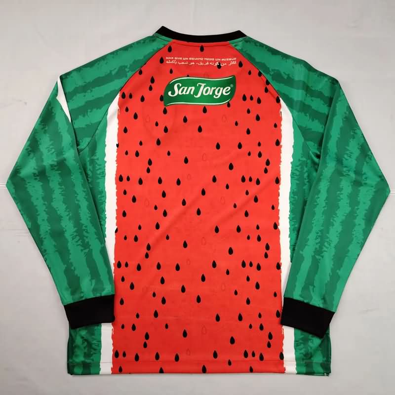 AAA(Thailand) Palestino 2025 Third Long Sleeve Soccer Jersey