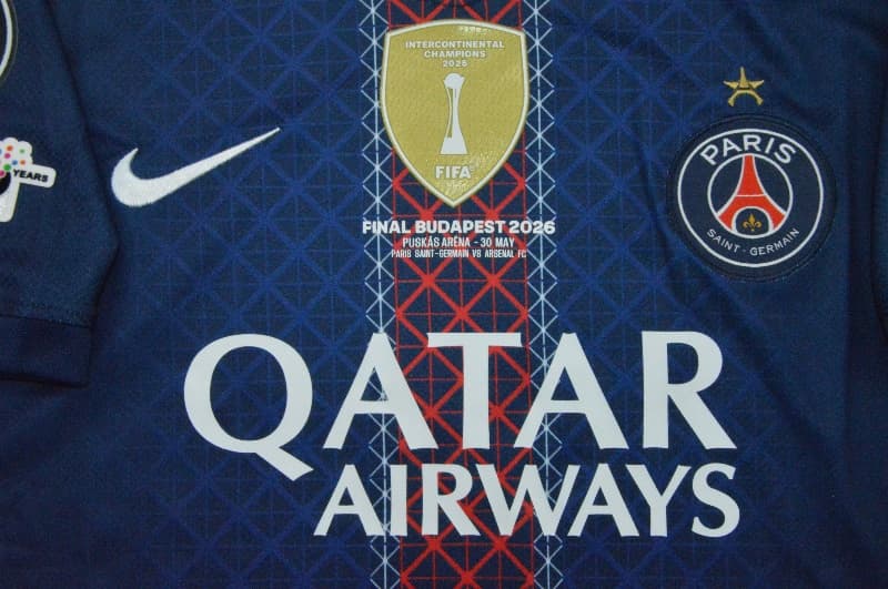 AAA(Thailand) Paris St German 25/26 Home UCL Final Soccer Jersey