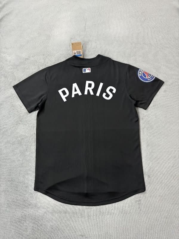 AAA(Thailand) Paris St German 25/26 Black Baseball Jersey